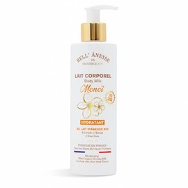 Label Provence Nature | Locion Corporal Monoi Con Leche de Burra Fresca Orgánica 250 ml Humectante para piel Seca y Sensible