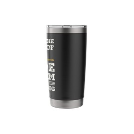 Funny Trombone Slide Cream Quote For Jazz Band Trombonist Stainless Steel Insulated Tumbler
