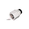 sourcing map 6mm Tube to 1/4 BSPT Push Lock Fitting,