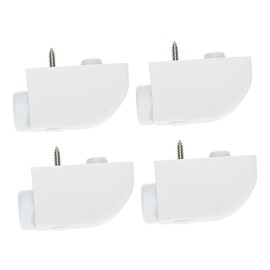 COHEALI 4Pcs Window Safety Latch Security Lock for Sliding Doors Easy No Punch Installation Prevents Accidental Opening for Home Office and School Use