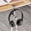 ZAAWUUT Adjustable Table Hanger Hook,Headphone Handbag Purse Backpack Holder with