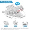 RGBZONE 25Pcs 4 Pin 10mm LED Connectors Gapless Solderless LED