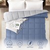 Homelike Moment Lightweight Queen Comforter - Blue Down Alternative Bedding