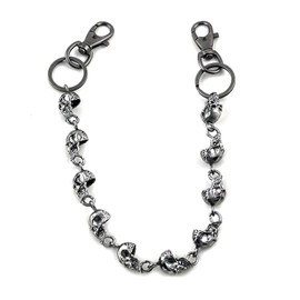 Men's Wallet Chain Punk Heavy Skull Strong Key Jeans Pant Chain (50cm/19.6inch)
