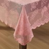 HLC.ME Butterfly Floral Lace Fabric Tablecloth, Lace Fabric Table Cloth