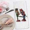 DNEULYR Funny Nutcracker Christmas Kitchen Towels, Humor Christmas Nutcrackers Decorative