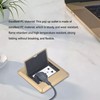Floor Electrical Outlet Multifunctional Stainless Steel Recessed Concealed Pop Up
