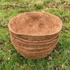 Selections Pack of 5 Round Coco Garden Hanging Basket Planter