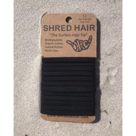 ShredDelish Shred Hair Ties | Biodegradable Elastic Hair Ties | Plastic Free | Eco Friendly