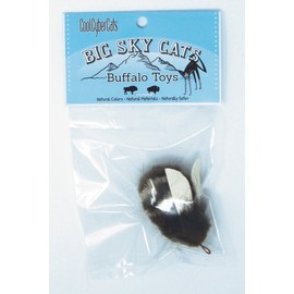 Big Sky Cats Bumble Bee Refill/Attachment Cat Toy - Natural Buffalo/Deer: Fits Wildcat and popular Bird and Mouse type wands/poles.
