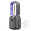 Desk Fan,13 Inch Portable Bladeless Fan, Small Quiet Office Fan