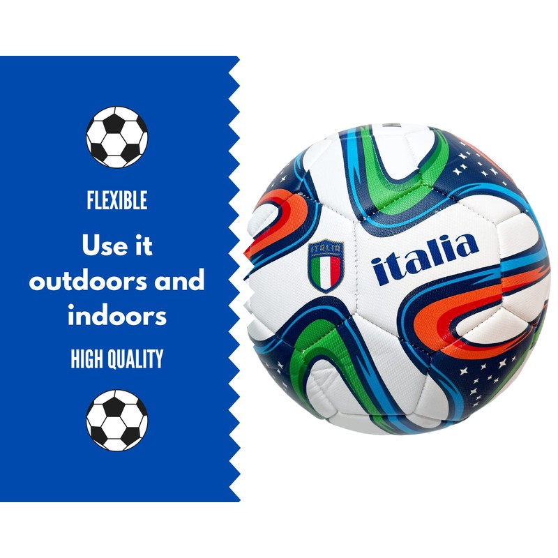 Mikado Sport Children's Football Boys Large Ball Leisure Training (Italy