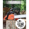 NTSUMI Carburetor Fit for Craftsman S205 46cc Gas Chainsaw Model