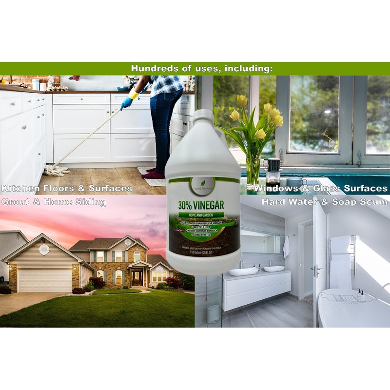 Natural Elements 30% Vinegar | Home & Garden | 6X