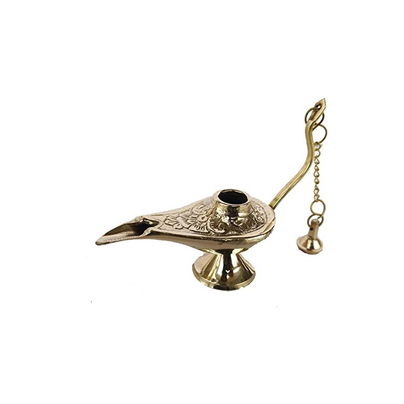 FIKIMOS Brass Aladdin Genie Lamps Incense Burners