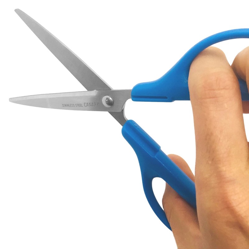 長谷川刃物 はさみ 事務用 先細 ブルー EP-175-BU 全長:17.5 刃渡り:7.3(cm)