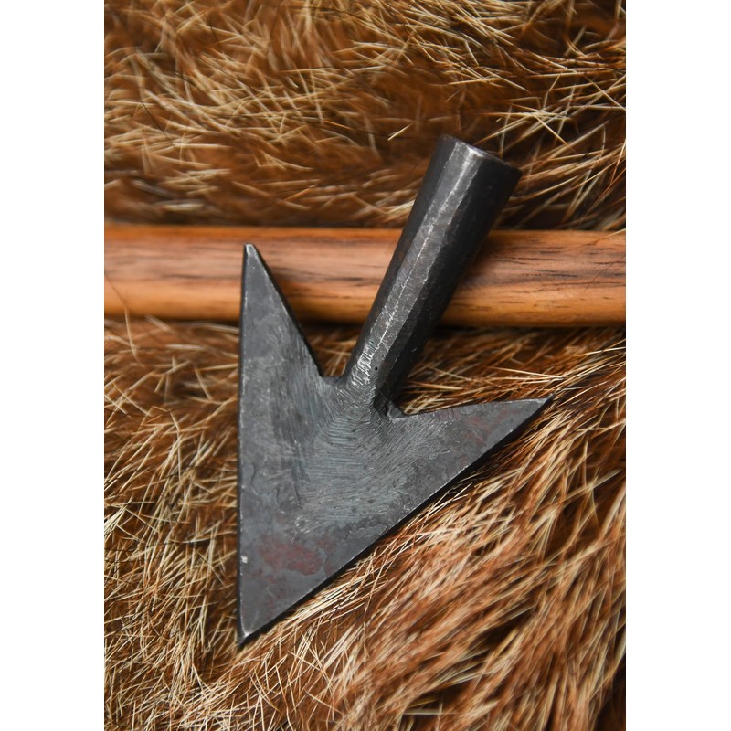 Battle-Merchant Hunting Bodkin, Hand Forged Arrowhead F
