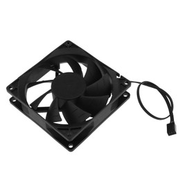 VGOL 1PC 3-pin 92mm DC Case Fan Hydraulic Bearing for Continuous Operation Quiet Motor Computer Fan 92x92x25mm PBT Plastic Speed 1800 RPM