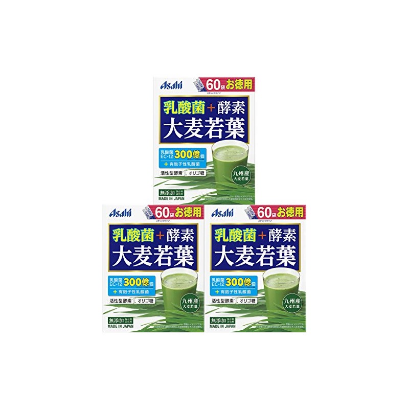 Asahi Group Foods Lactobacillus + Enzyme, Barley Grass Leaves, Value