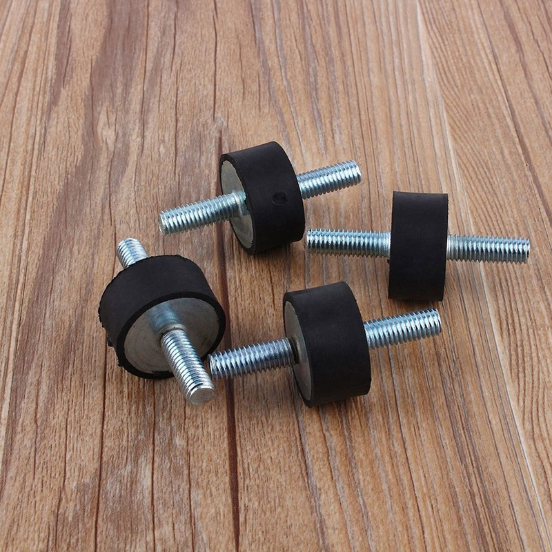 4 PCS 30*15 M8*23 Rubber Bobbin Mount Anti Vibration Mounts