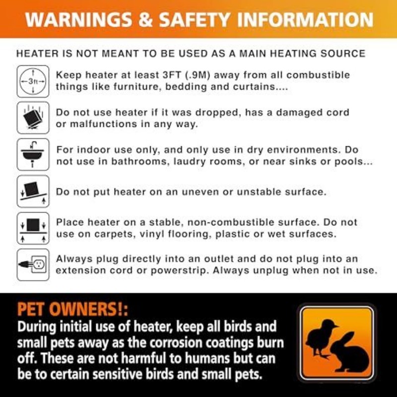 Comfort Zone Electric Mini Fireplace Space Heater with Realistic 3D