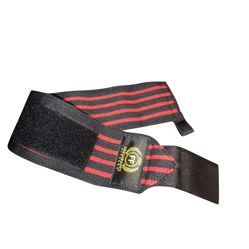 Freshbaffs Weight Lifting Wrist Support 1 Pair, 2 Wraps -