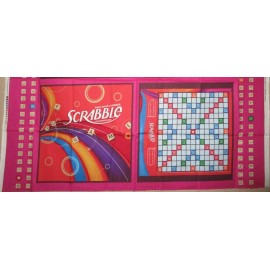 Unbranded HASBRO SCRABBLE GAME BOARD  FABRIC  PANEL  36 X 44 INCHES -- 2010