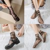 Ekieta Women's Summer Lace Socks, Cute, Transparent Lace Socks, Lolita,