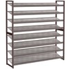 Nunsino Shoe Rack, Long Shoe Organizer,Max Holds 50 Pairs,8 Tier