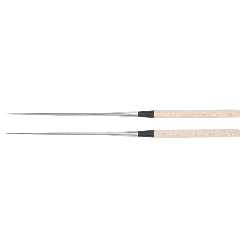Stainless Steel Chopsticks Japanese Sushi Chopstick with Wood Handle Kitchen