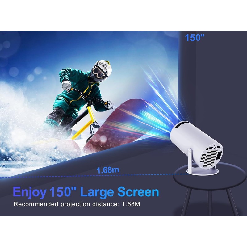 Magcubic Magcubic Projector 4K with WiFi and Bluetooth, Mini Portable