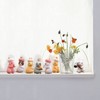 12 pieces mini rabbit figures, miniature landscape rabbits, miniature rabbits,