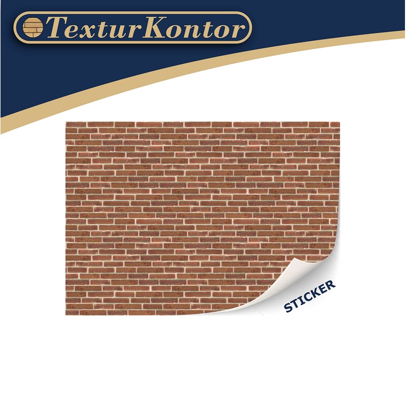 3 Sheets Self-Adhesive Wall Cladding for Dollhouse 1:12 Scale (Glazed