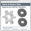 Erchon 4138-642-1250 Pole Saw Sprocket 3/8 6T Compatible with Stihl