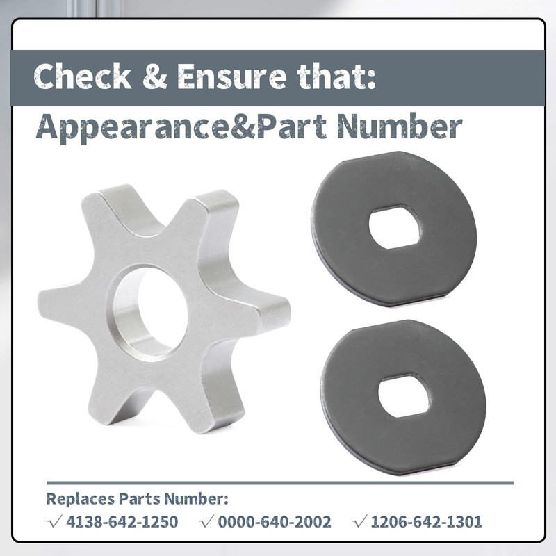 Erchon 4138-642-1250 Pole Saw Sprocket 3/8 6T Compatible with Stihl