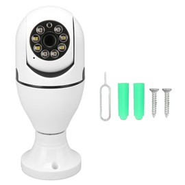 WiFi Light Bulb 1080P Security Camera Color Night Vision Motion Detection Screw Into E27 Light Bulb Socket Home Camera