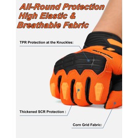 KUTOOK Cycling Gloves for Men Women Half Finger Mountain Road Breathable Bike Gloves with Wrist Guard Anti-Slip Bike Gloves for Fitness Outdoor Sports