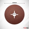 AWAPRO Fibre Discs 125 mm - Grit P120 - Pack