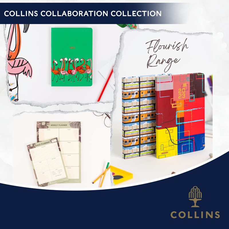 Collins Flourish A5 Daily Desk Pad - To Do List