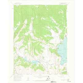 YellowMaps Trail Mountain CO topo map, 1:24000 Scale, 7.5 X 7.5 Minute, Historical, 1957, Updated 1963, 27.3 x 22 in - Polypropylene