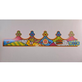 Burger King Crown Paper Hat BRITTO Shipped in a Box BK B K 2022 Collectable