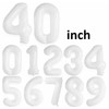 40 Inch Number Balloons Giant Number Aluminium Foil Helium Balloons