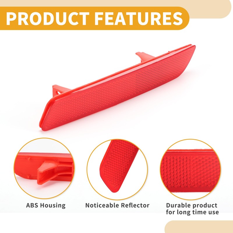 X AUTOHAUX Bumper Reflector No.33505-SWA-J01 - Car Rear Right Bumper