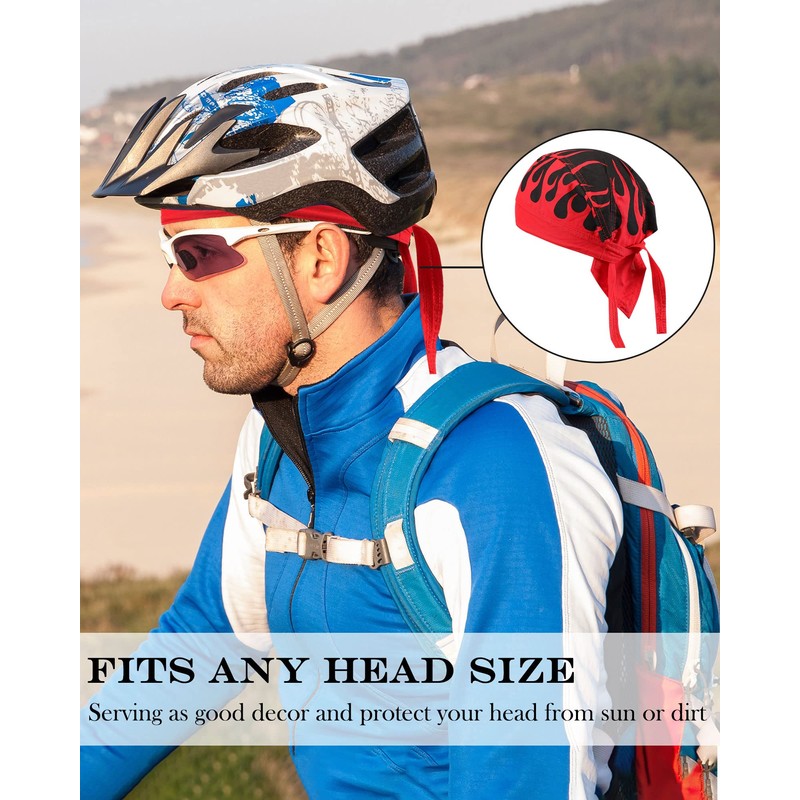 Foaincore Paquete de 8 Gorras de Calavera para Hombres Que