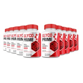 Glyco Prime Capsules, GlycoPrime Pills Blood Support  Supplement (10 Pack)