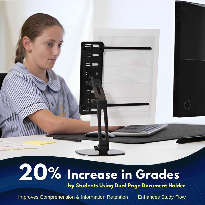 Note Tower Desktop Titan Document Holder for Typing | Compact