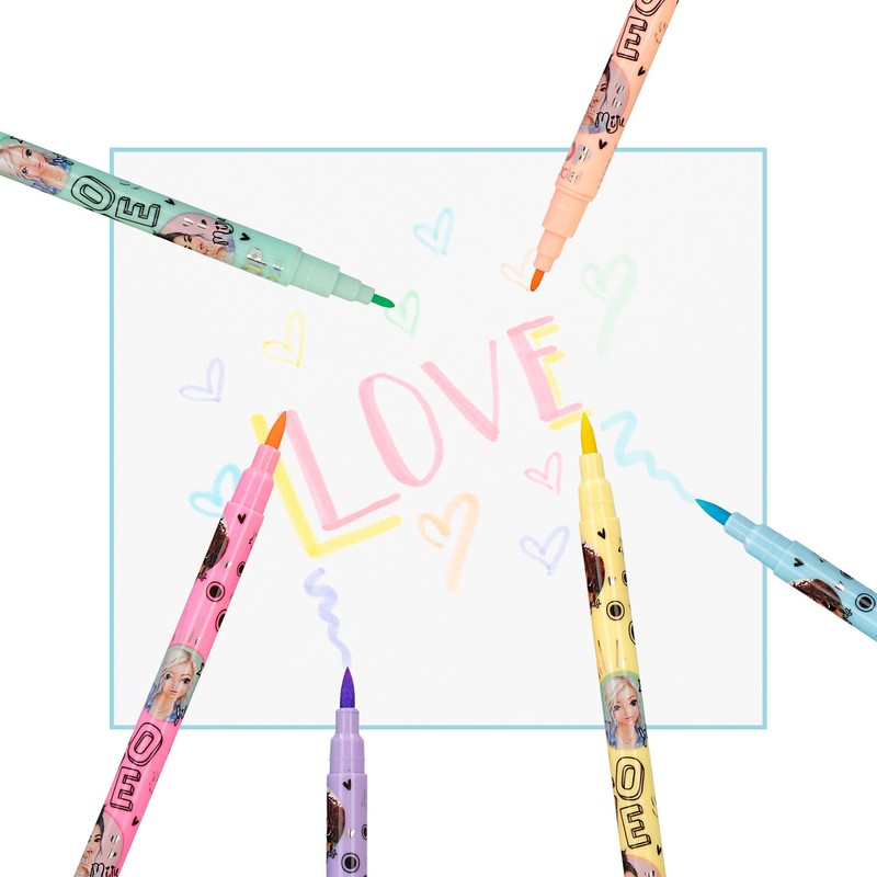 Depesche TOPModel 12188 Pen Set for Children, with 6 Felt