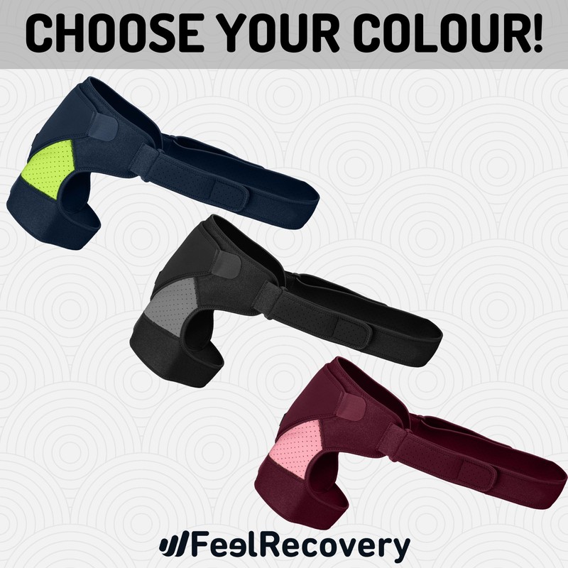 Sports Shoulder Bandage for Men & Women with Cooling Pads