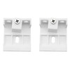 FMHXG 2pcs Mount Bracket Holder for Pleated and Cellular Shades
