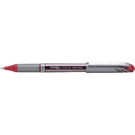BL27 Pentel EnerGel Liquid Gel Rollerball Pen Pack of 6, Red